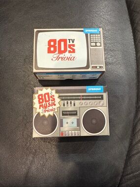 80s Music Trivia & 80’s TV Trivia Boombox Design